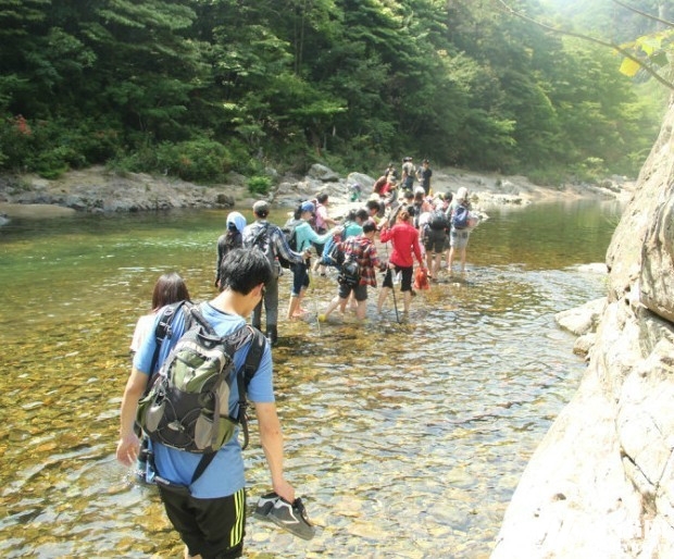 (4)出發(fā)浙東大峽谷寧海清水溪，清涼玩水一日游-戶外活動圖-駝鈴網(wǎng)