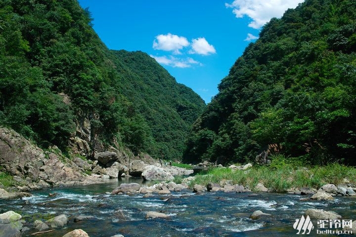 (1)出發(fā)浙東大峽谷寧海清水溪，清涼玩水一日游-戶外活動圖-駝鈴網(wǎng)